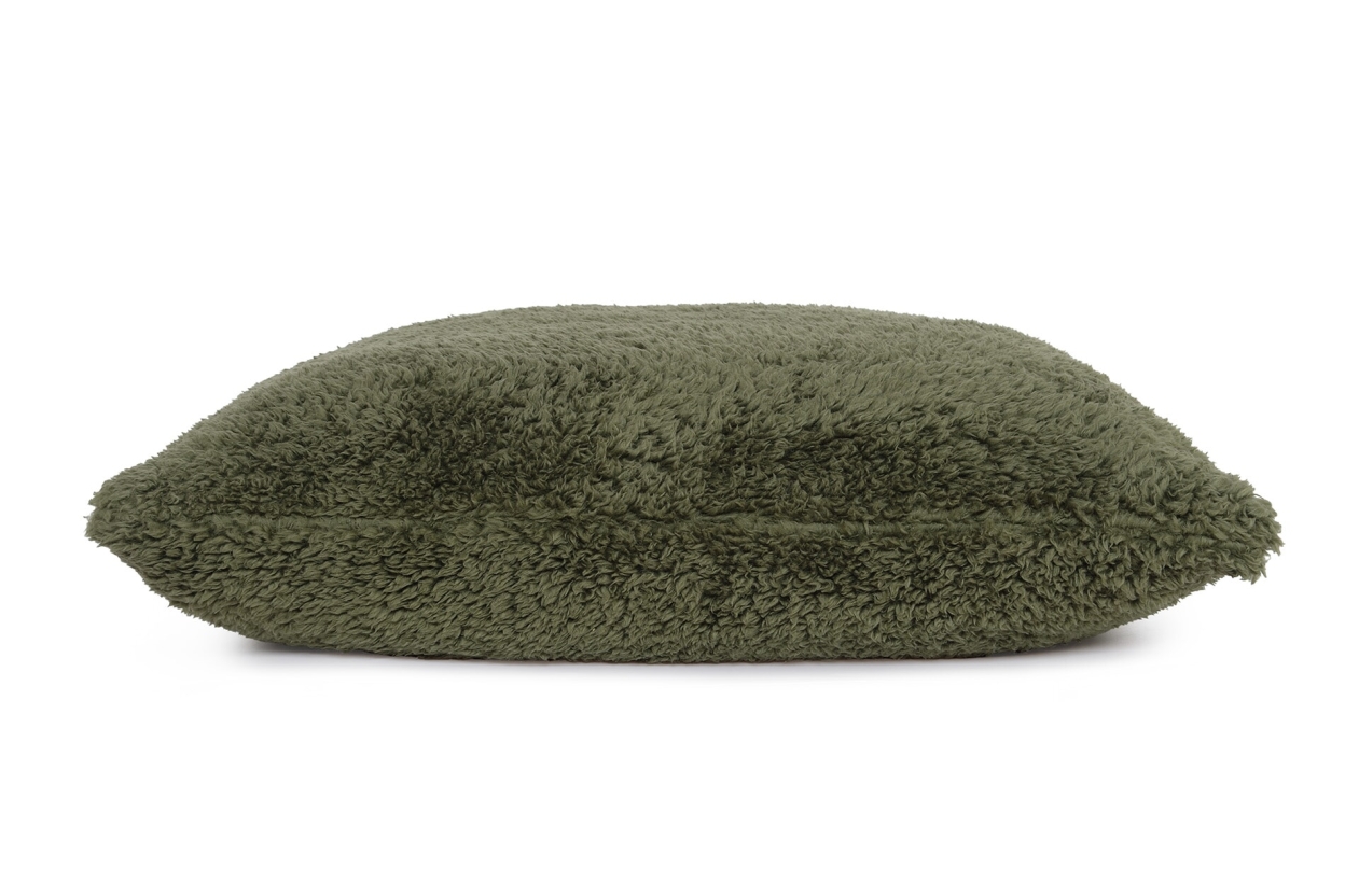 FC Sheepskin Cushion Cover Olive Green