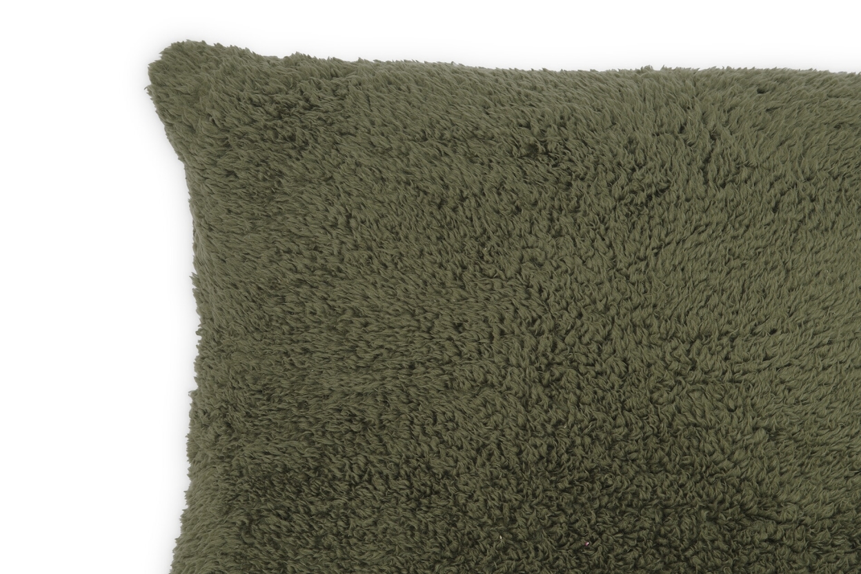 FC Sheepskin Cushion Cover Olive Green