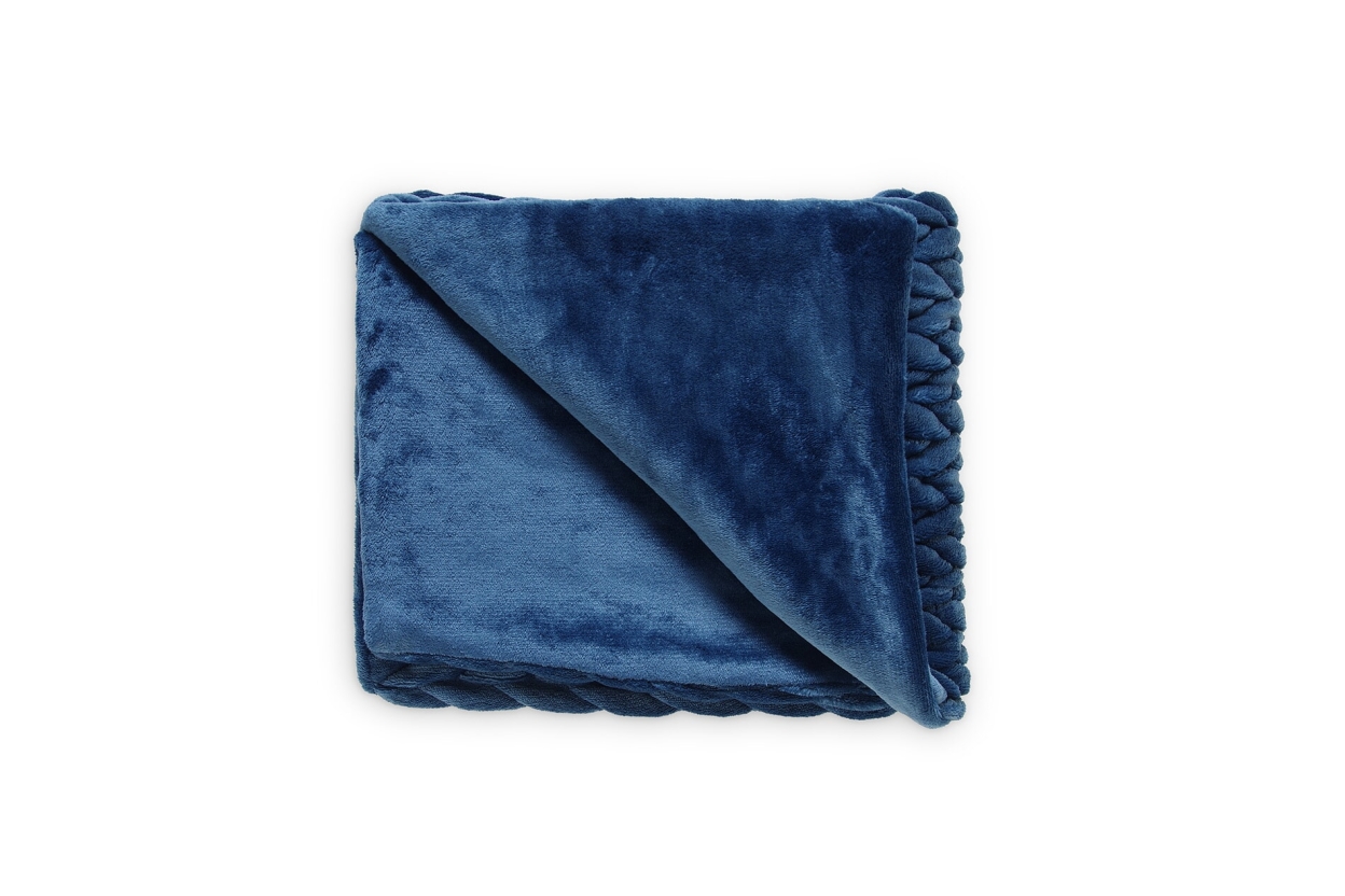 FC Chunky Braid Throw Legion Blue