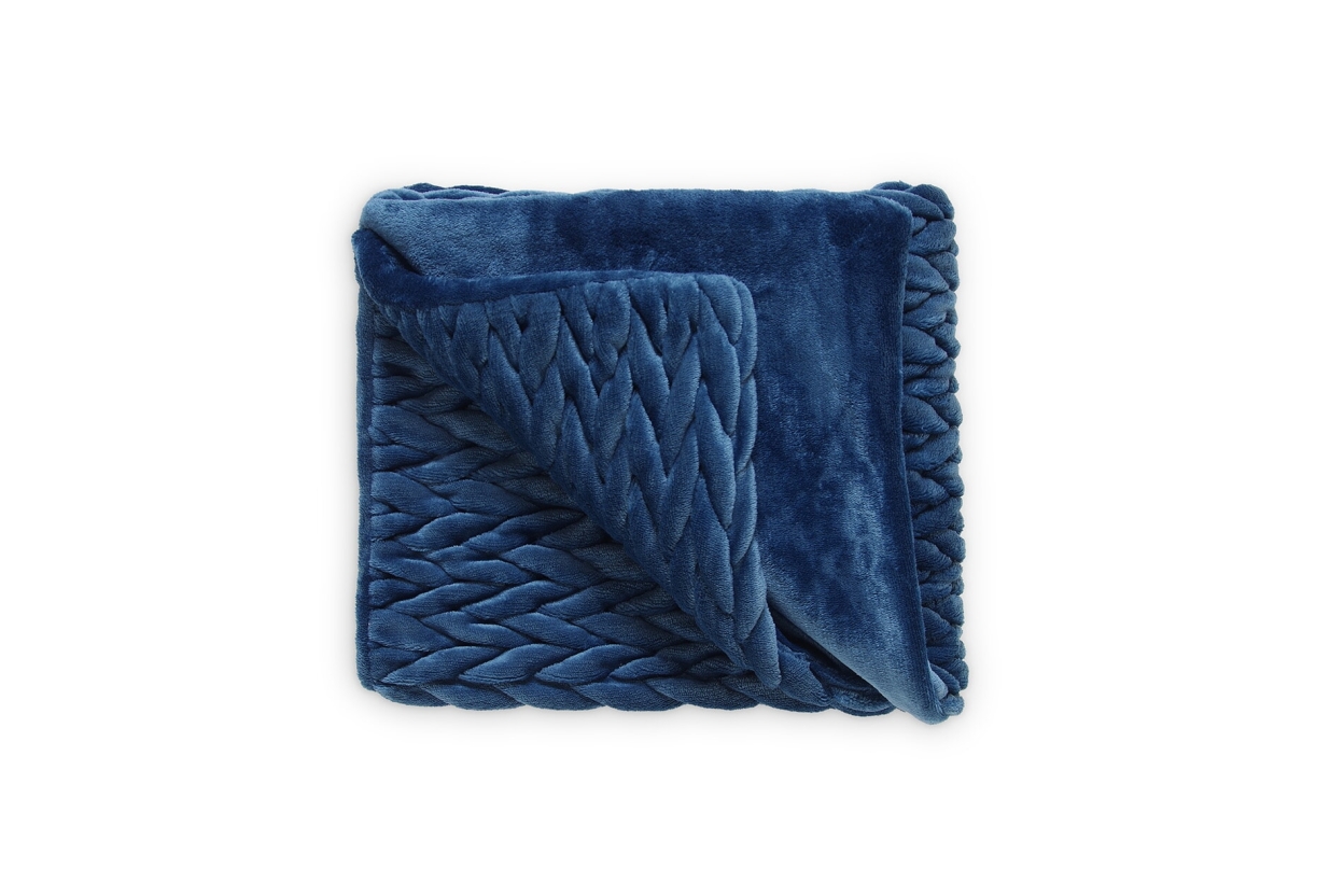 FC Chunky Braid Throw Legion Blue