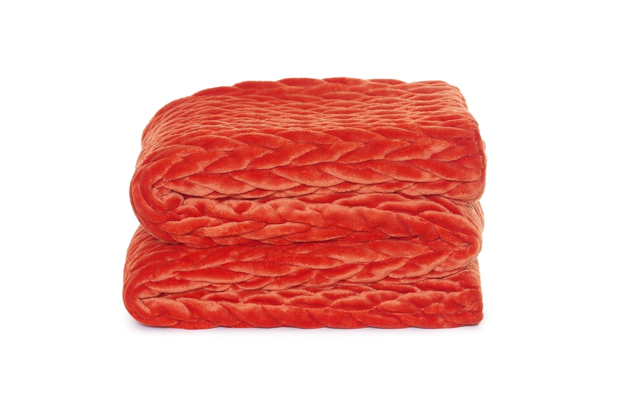 FC Chunky Braid Throw Ochre