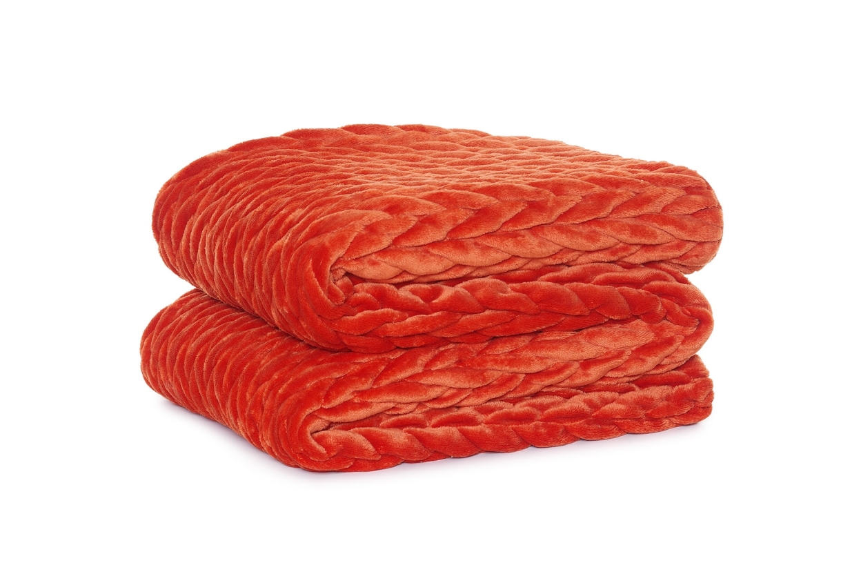 FC Chunky Braid Throw Ochre