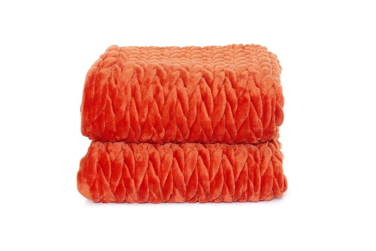FC Chunky Braid Throw Ochre