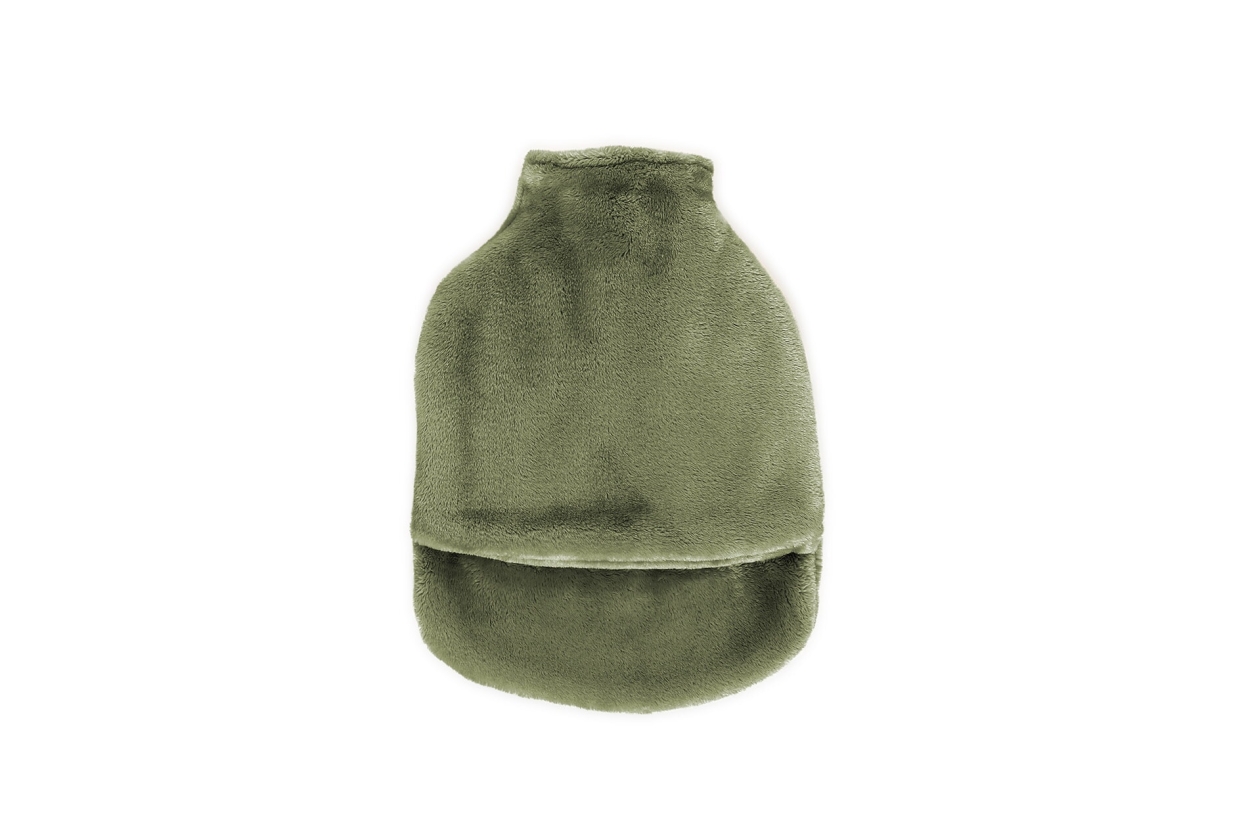 FC Deep Fleece Foot Warmer Hot Water Bottle Deep Olive