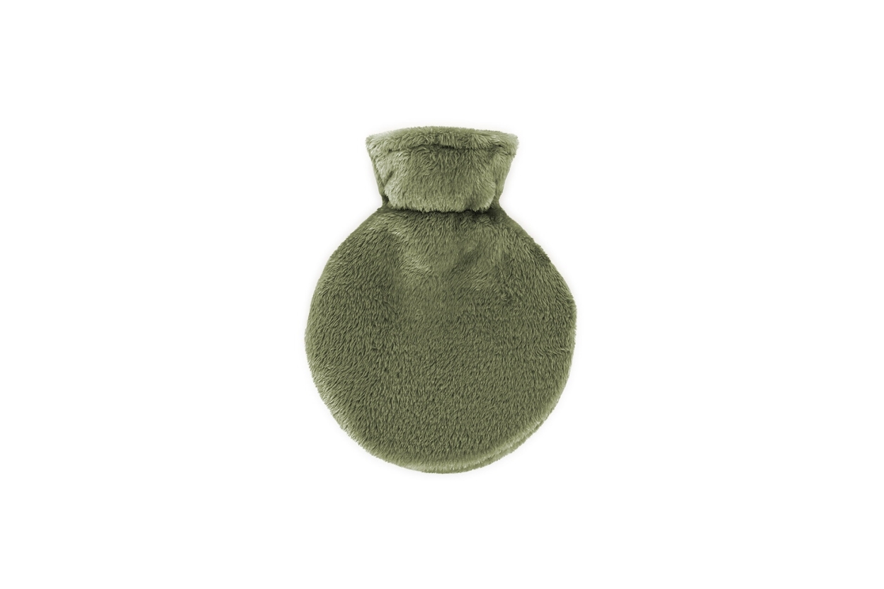 FC Round Hot Water Bottle Deep Olive