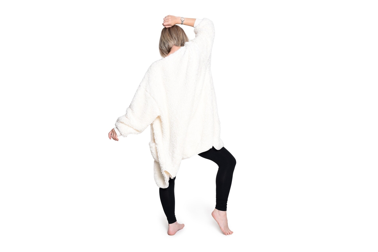 FC Sheepskin House Coat White