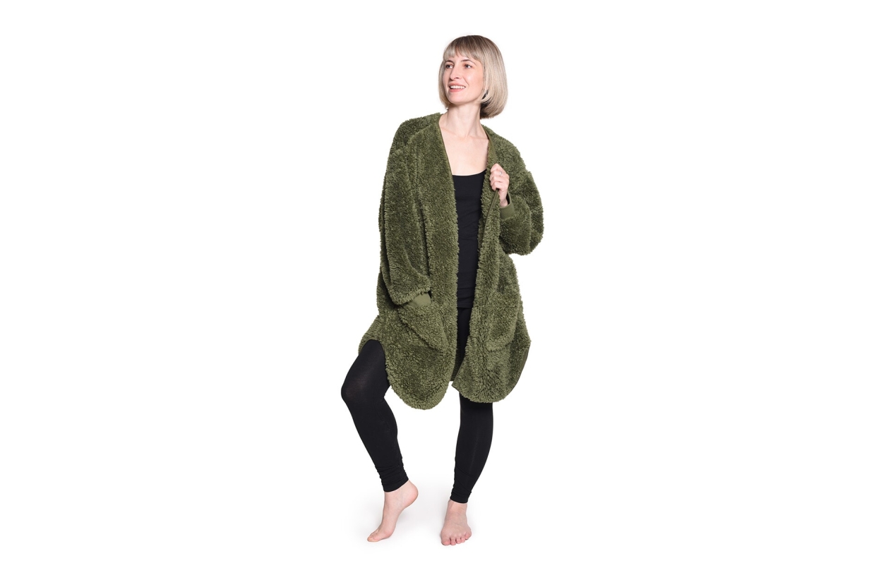 FC Sheepskin House Coat Olive