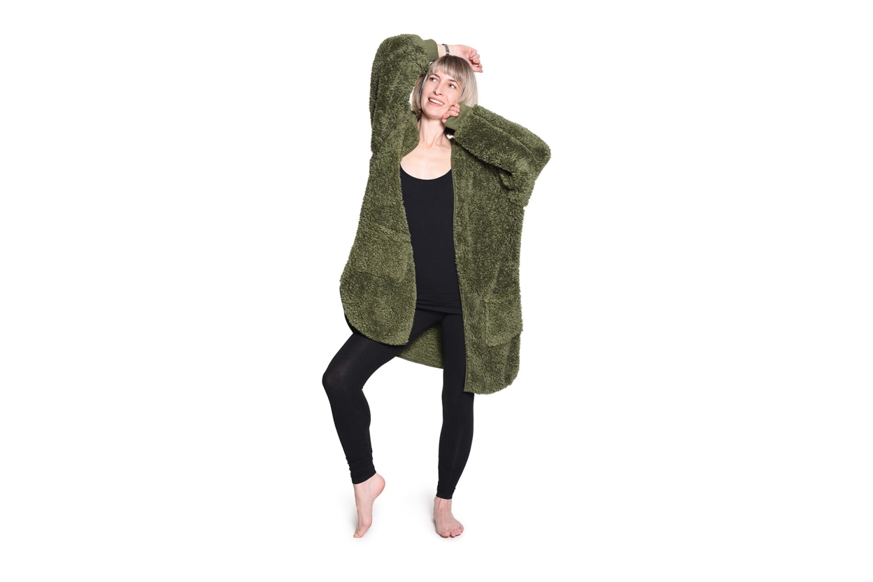 FC Sheepskin House Coat Olive