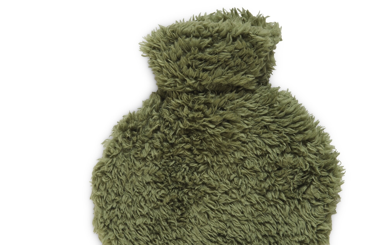 FC Sheepskin Round Hot Water Bottle