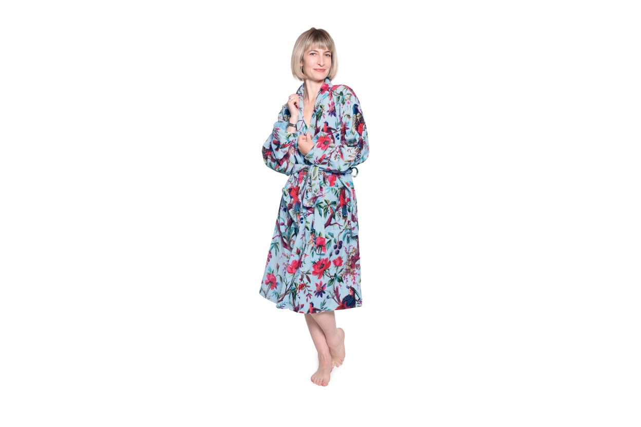 FC Velvet Robes Soft Blue
