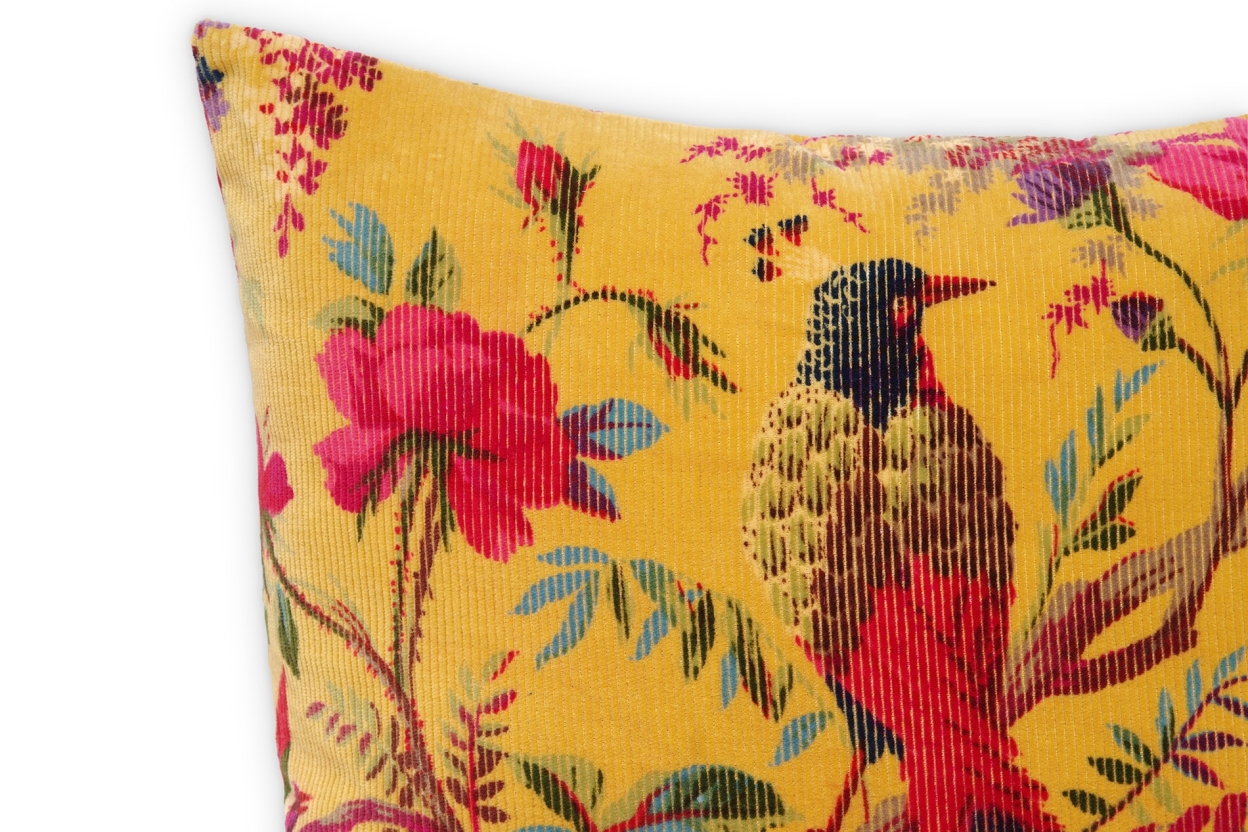 FC Corded Paradise Cushion Mimosa Yellow