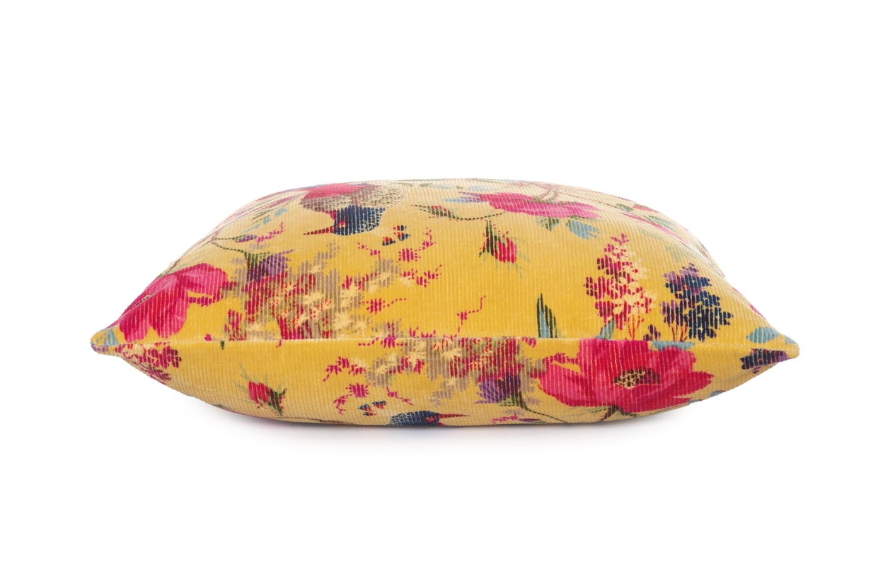 FC Corded Paradise Cushion Mimosa Yellow