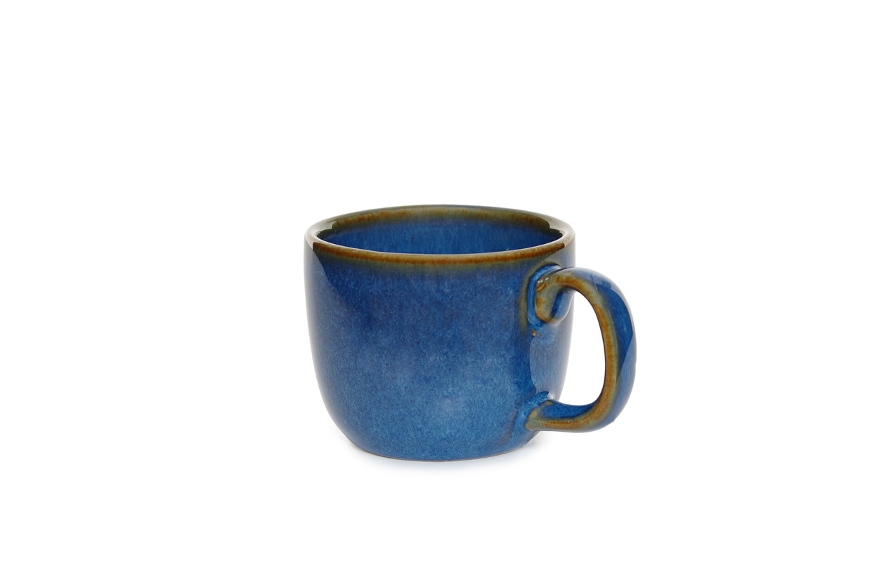 FC Reactive Glaze Espresso Cup Dark Blue