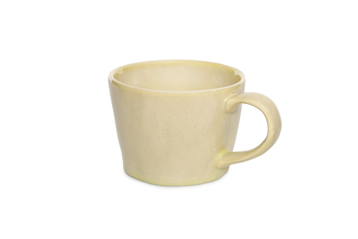 FC Reactive Glaze Tea Cup Yellow