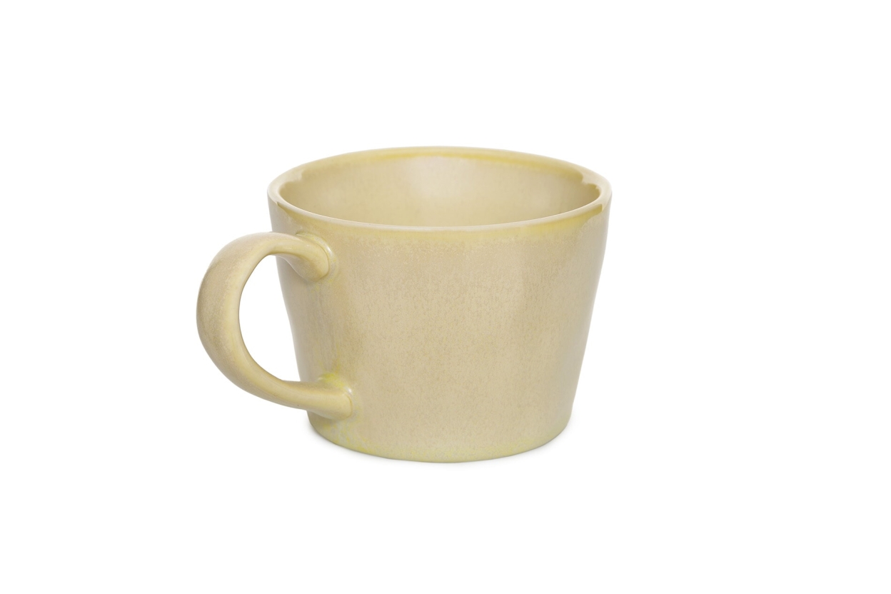 FC Reactive Glaze Tea Cup Yellow