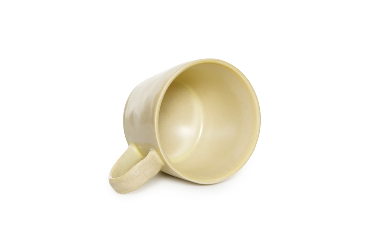 FC Reactive Glaze Tea Cup Yellow