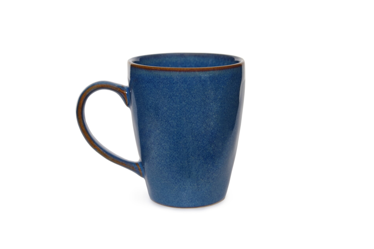 FC Reactive Glaze Cappuccino Mug Blue Wf P