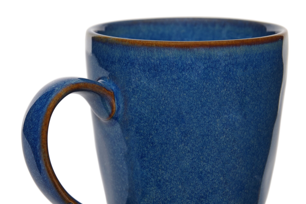 FC Reactive Glaze Cappuccino Mug Blue