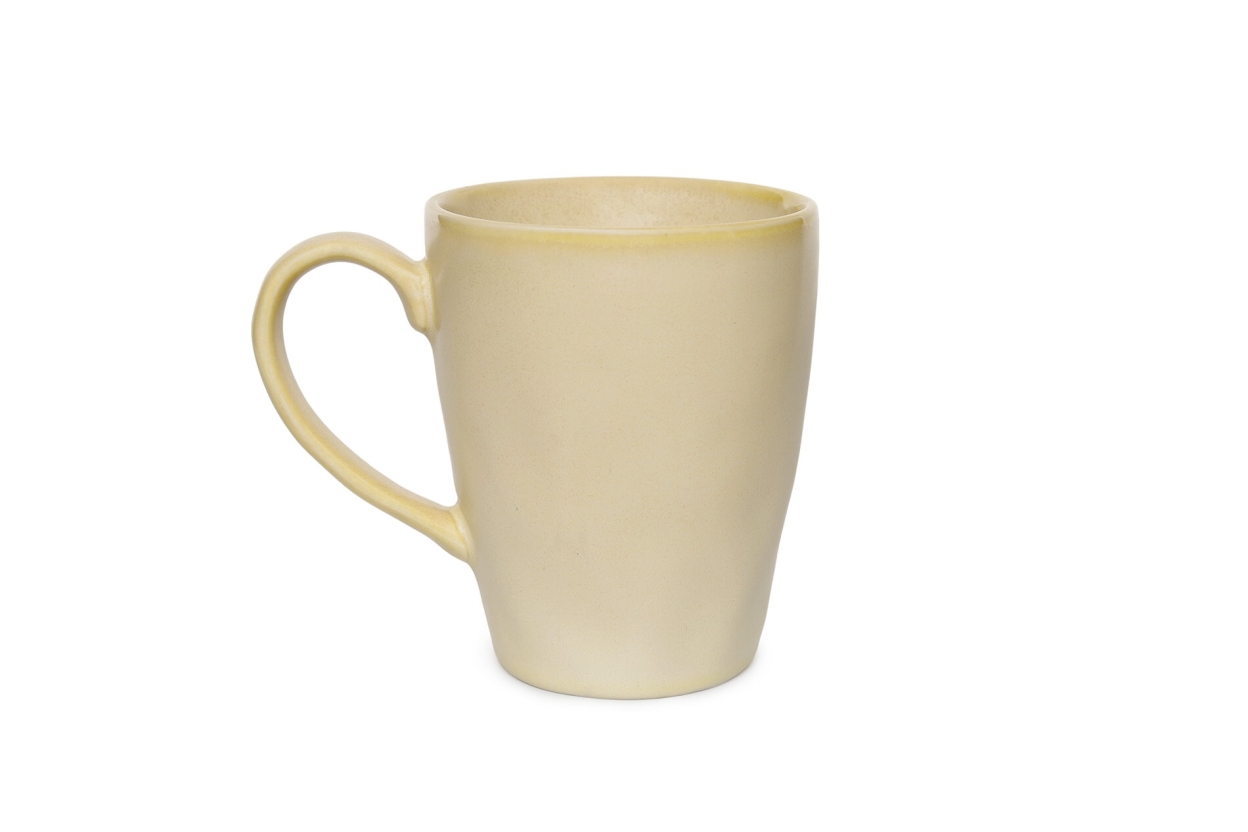 FC Reactive Glaze Cappuccino Mug Yellow
