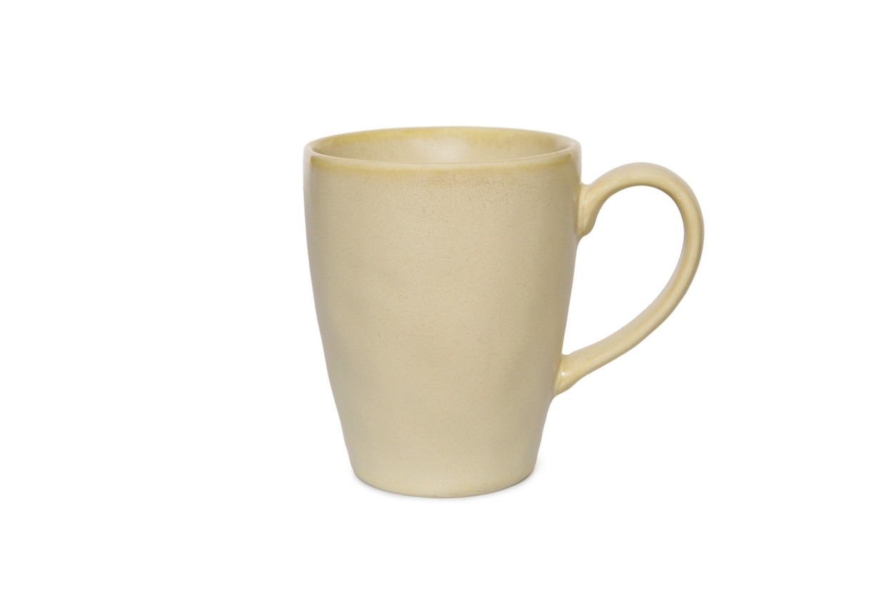 FC Reactive Glaze Cappuccino Mug Yellow Vgu F