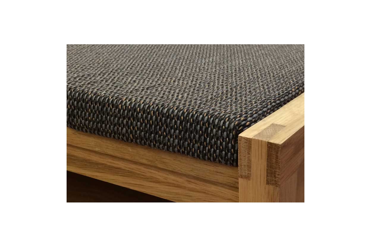 Oak Hall Bench With Aldeburgh Close Up