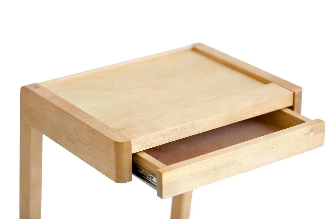 Futon Company Birch Ledge Table With Drawer