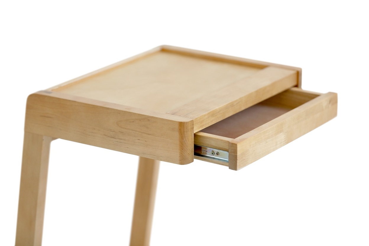 Futon Company Birch Ledge Table With Drawer
