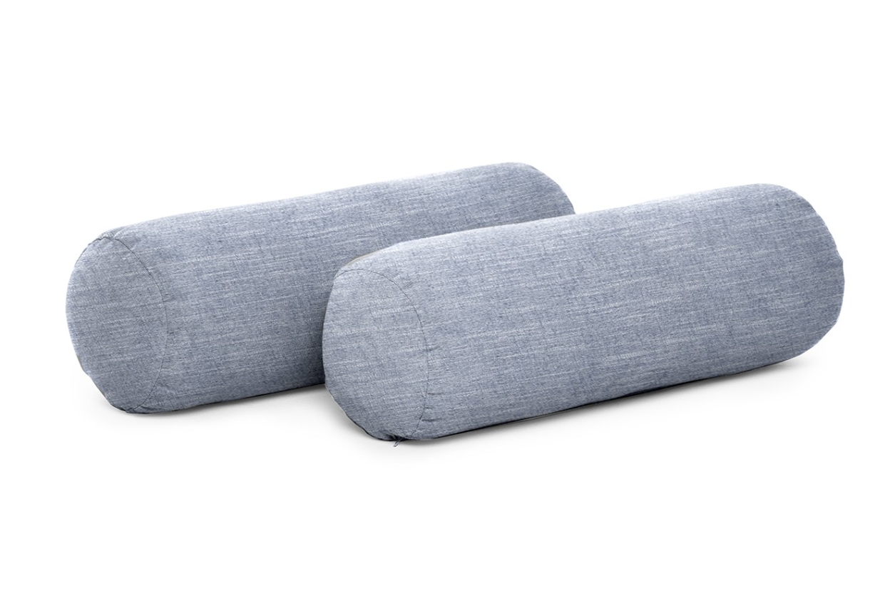 Bolster Pair Coast Weave Cornish Blue Qotu Sc
