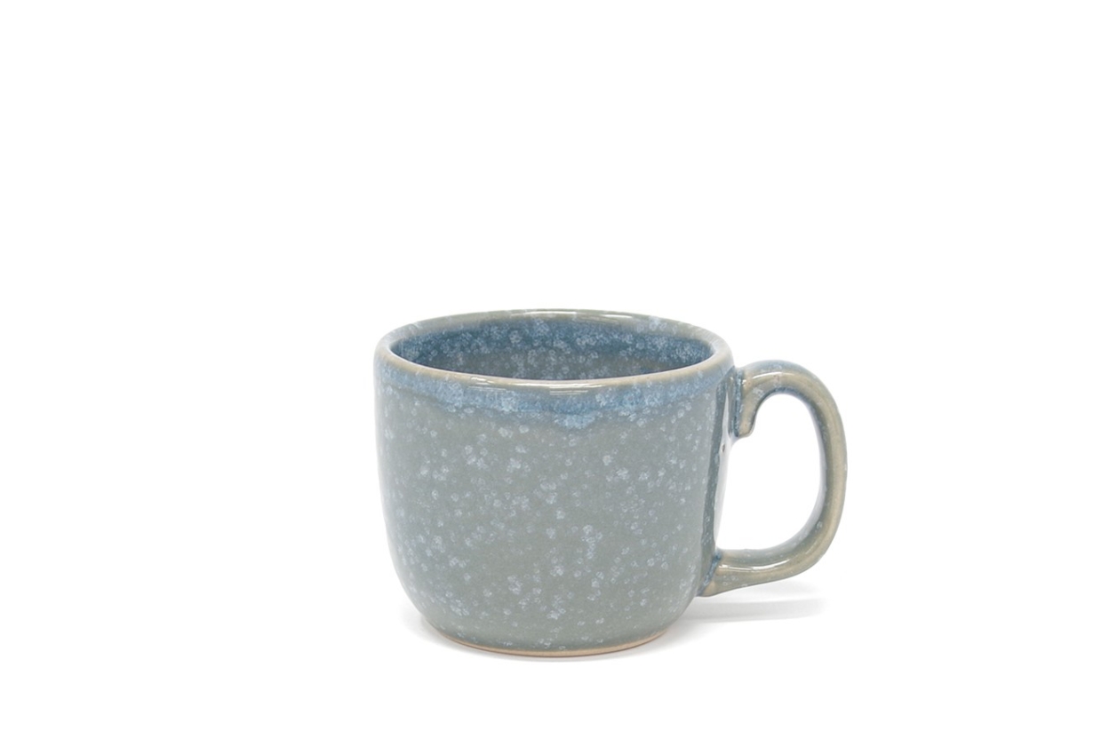 Reactive Glaze Espresso Cup Nordic Blue Zj Hb