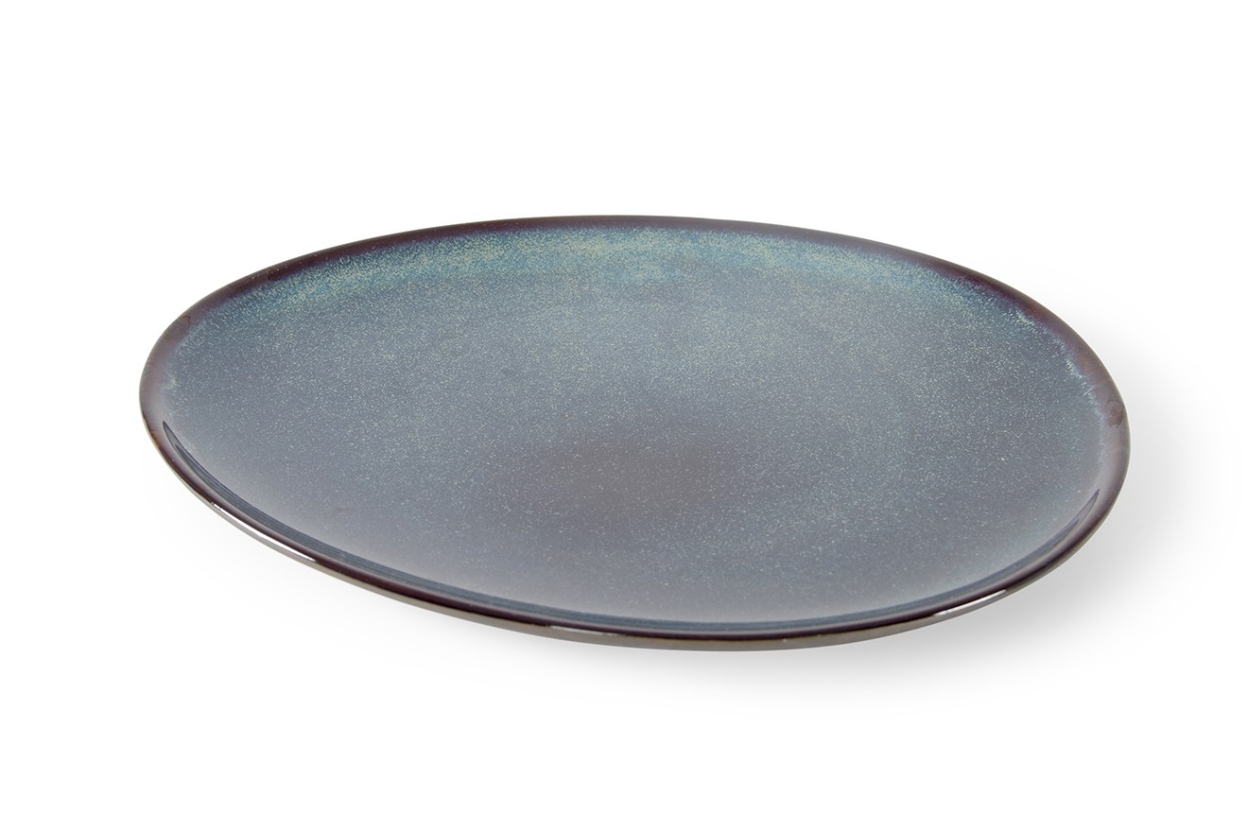 FC Dapple Glaze Avo Plate Indigo