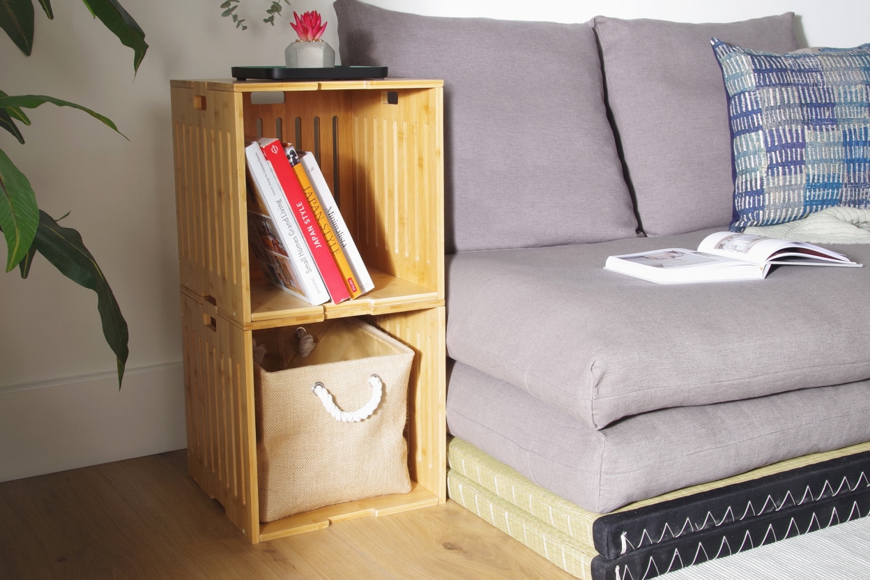 Bamboo Stacking Cube Top