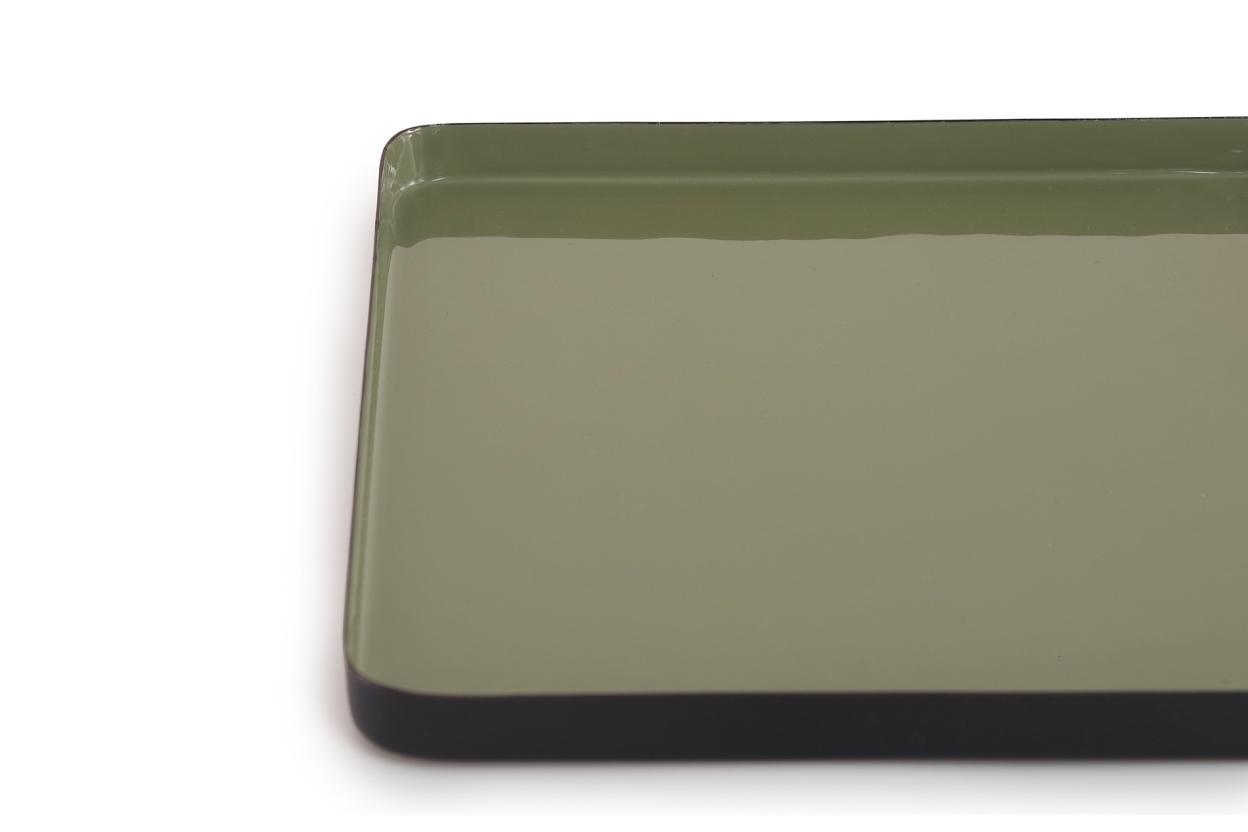 Square Enamel Tray - Medium
