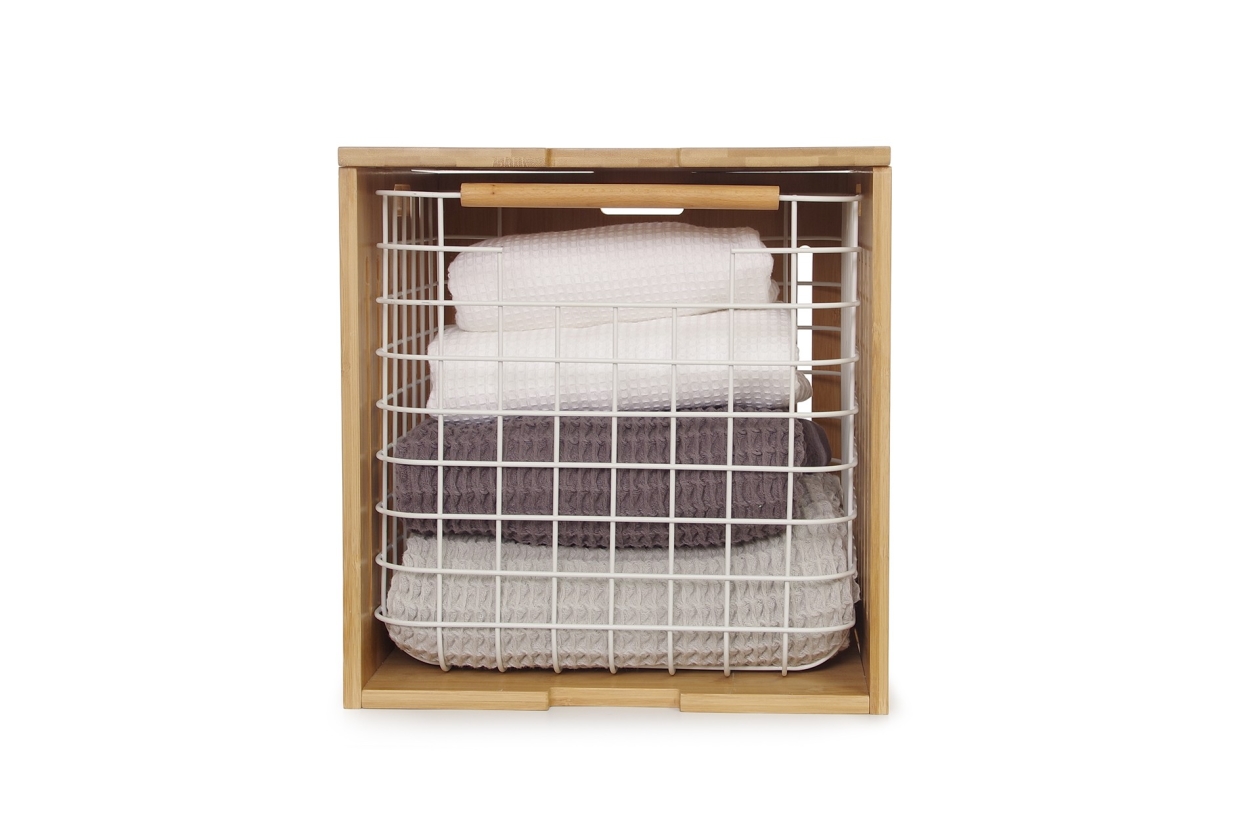 Wire Kicho Cube BasketWire Kicho Cube Basket