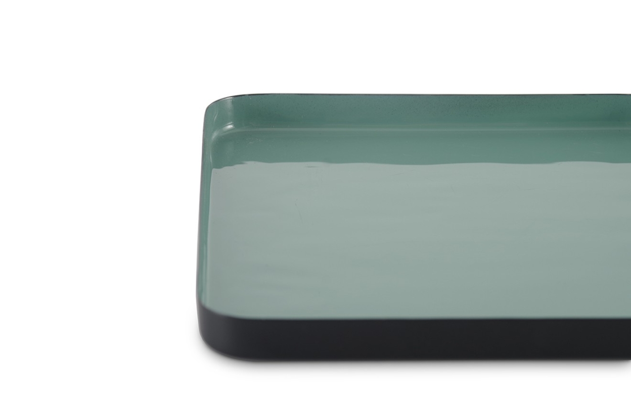 FC Enamel Square Tray Fjord Blue