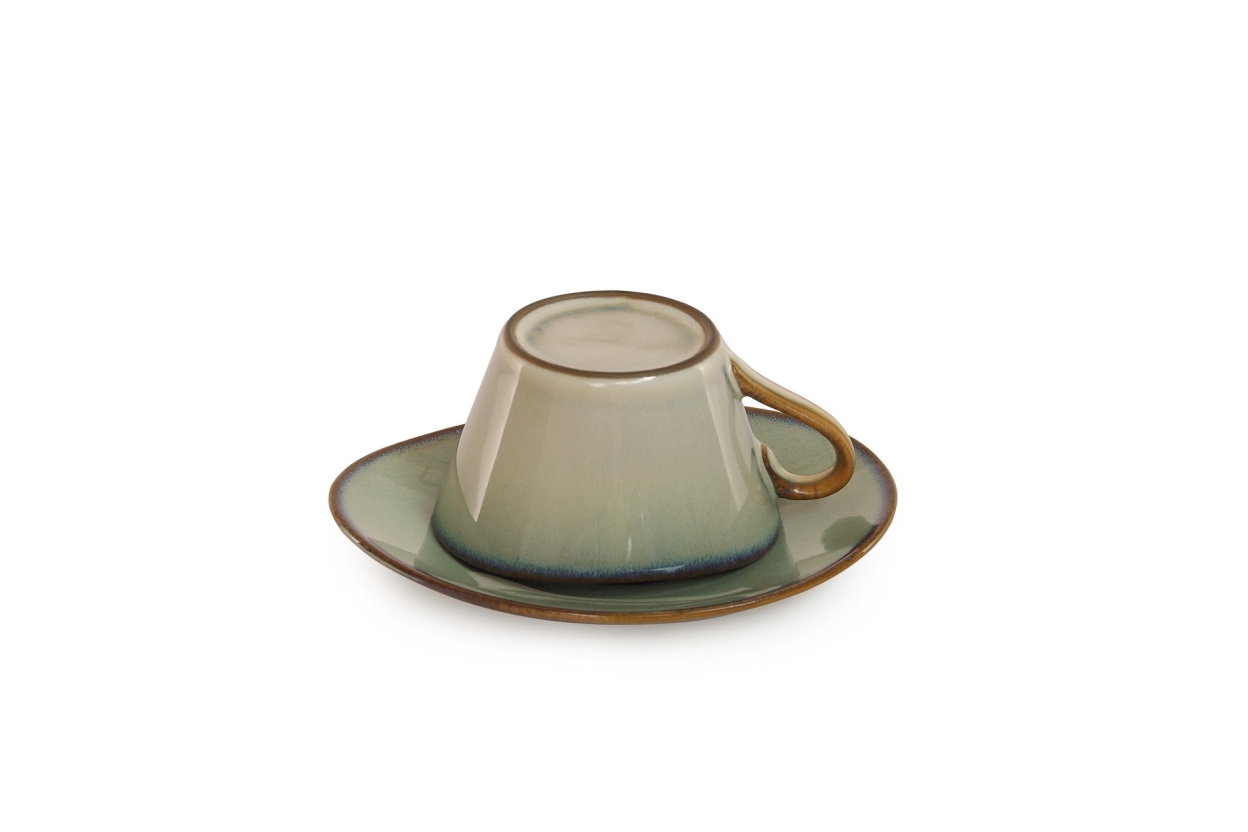 FC Lippy Espresso Cup Saucer