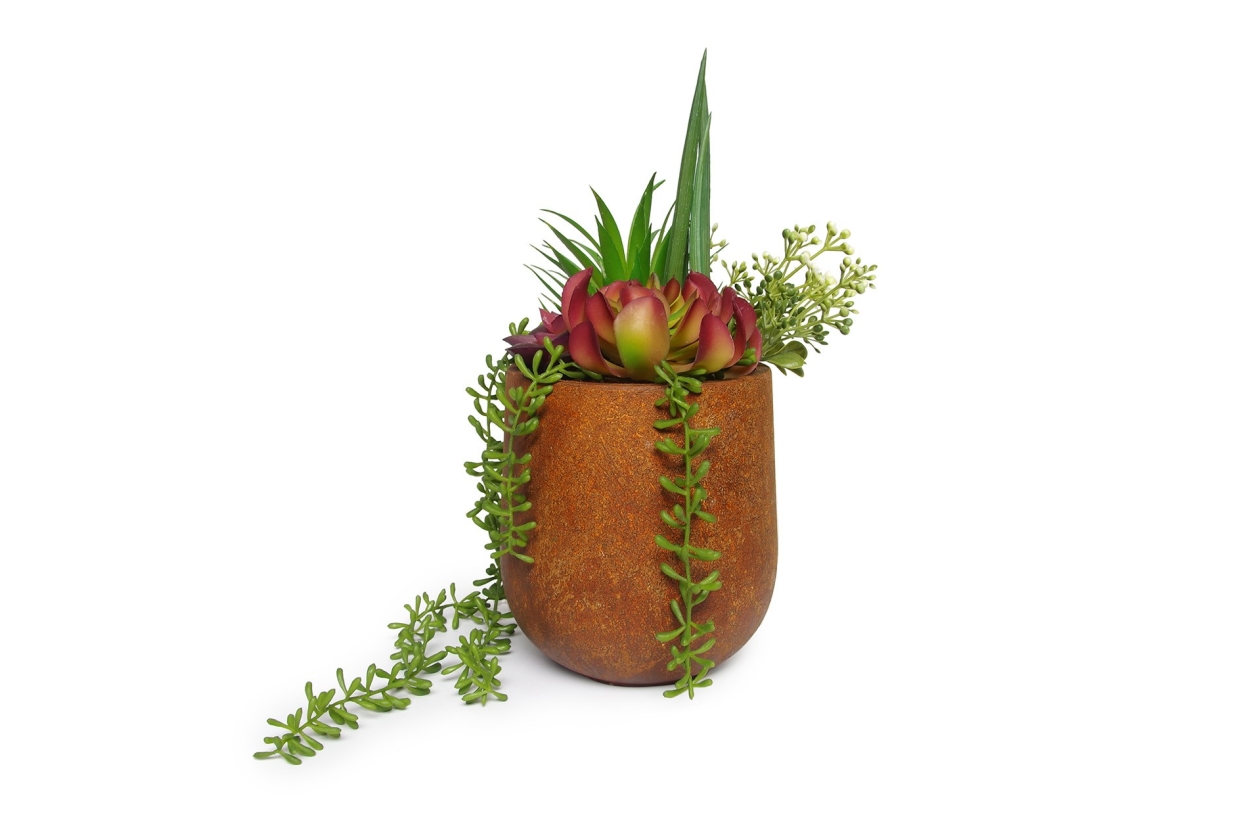 FC Large Moab Succulent Garden Faux Plant Ejgg Is