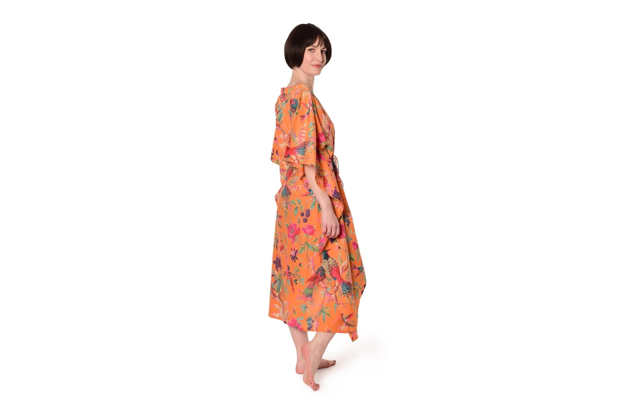 FC Paradise Cotton Kaftan Mandarin Jksq T