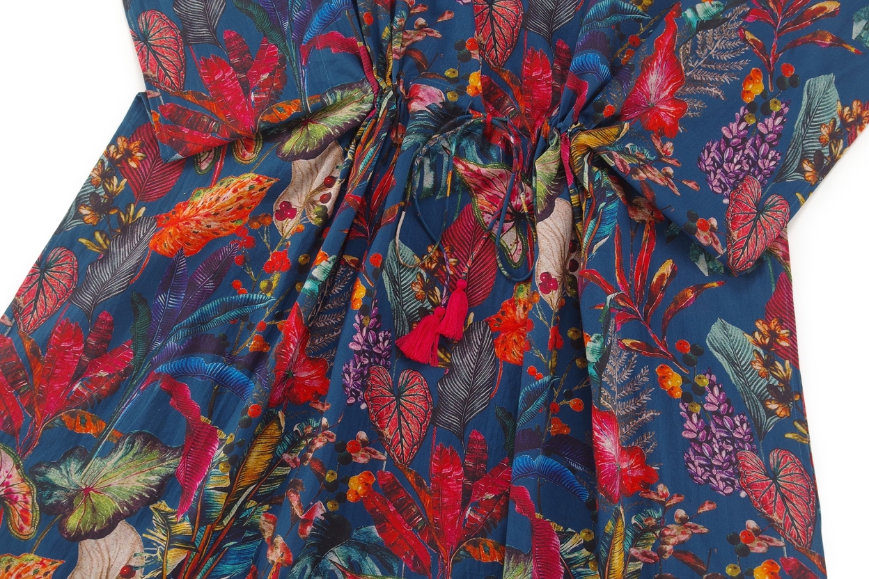 FC Tropical Kaftan Oslo Blue