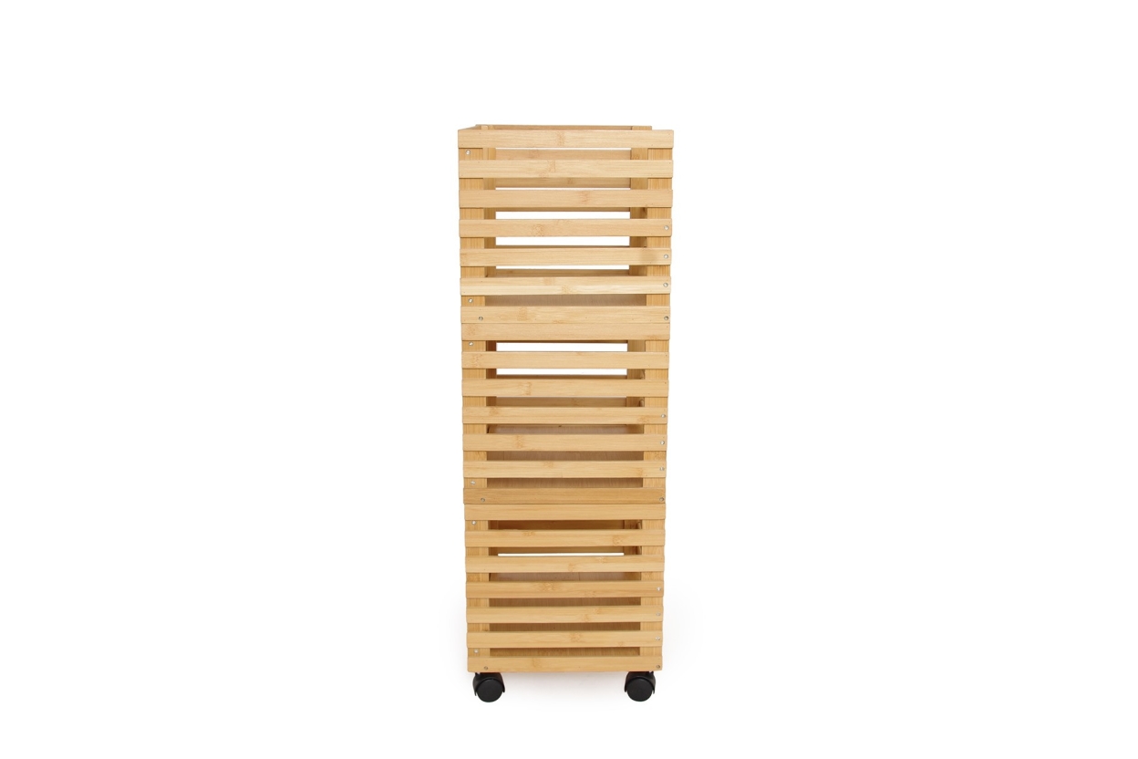 FC Hugo Stacking Bamboo Rolling Storage