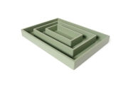 FC Rectangular Mdf Trays Green Xrx Bb