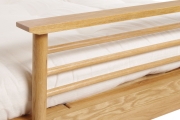 Pagoda - Oak  Single Seater Sofa Bed - Armrest