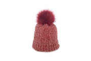 FC Bobble Hat Garnet Red