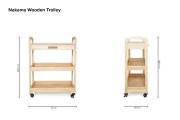 Nakama Wooden Trolley