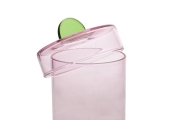 FC Poppett Small Glass Pot Pink