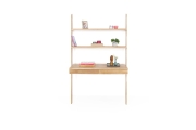 FC Oak Rounded Wide Ladder Desk
