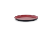 FC Round Enamel Coaster Jasper Red