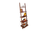 Dark Oak Leaning Ladder Shelves
