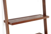 Dark Oak Wide Leaning  Ladder ShelvesDark Oak Wide Leaning  Ladder Shelves
