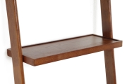 Dark Oak Leaning Ladder Shelves