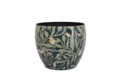 FC Daisies Enamel Plant Pot